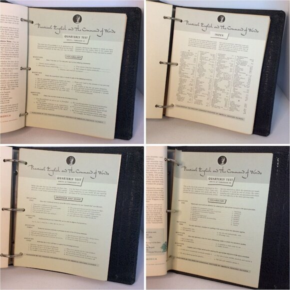 Vintage Text Book 1960 Practical English And Command of Words Adult Education - Picture 8 of 10